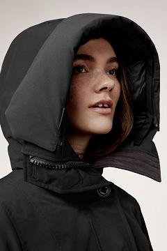 Chamarras Canada Goose Mujer México - Rossclair Abrigos Negros EY8916405